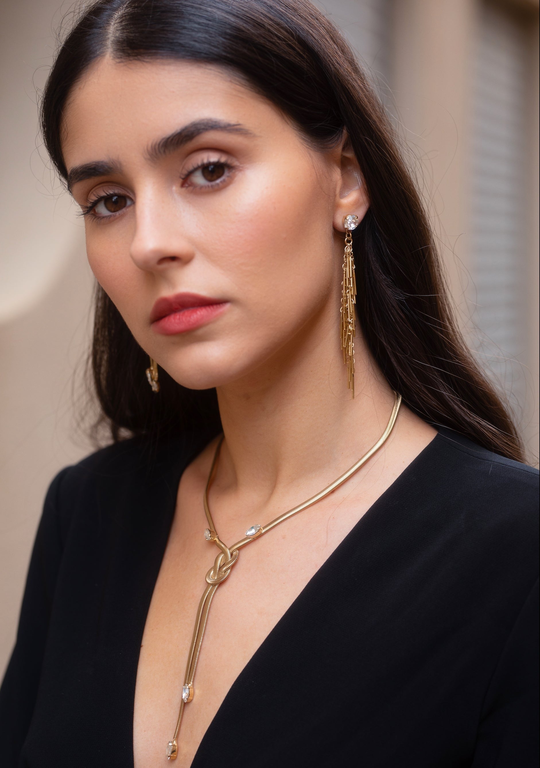 Tie The Knot Set of necklace + earrings+ bracelet