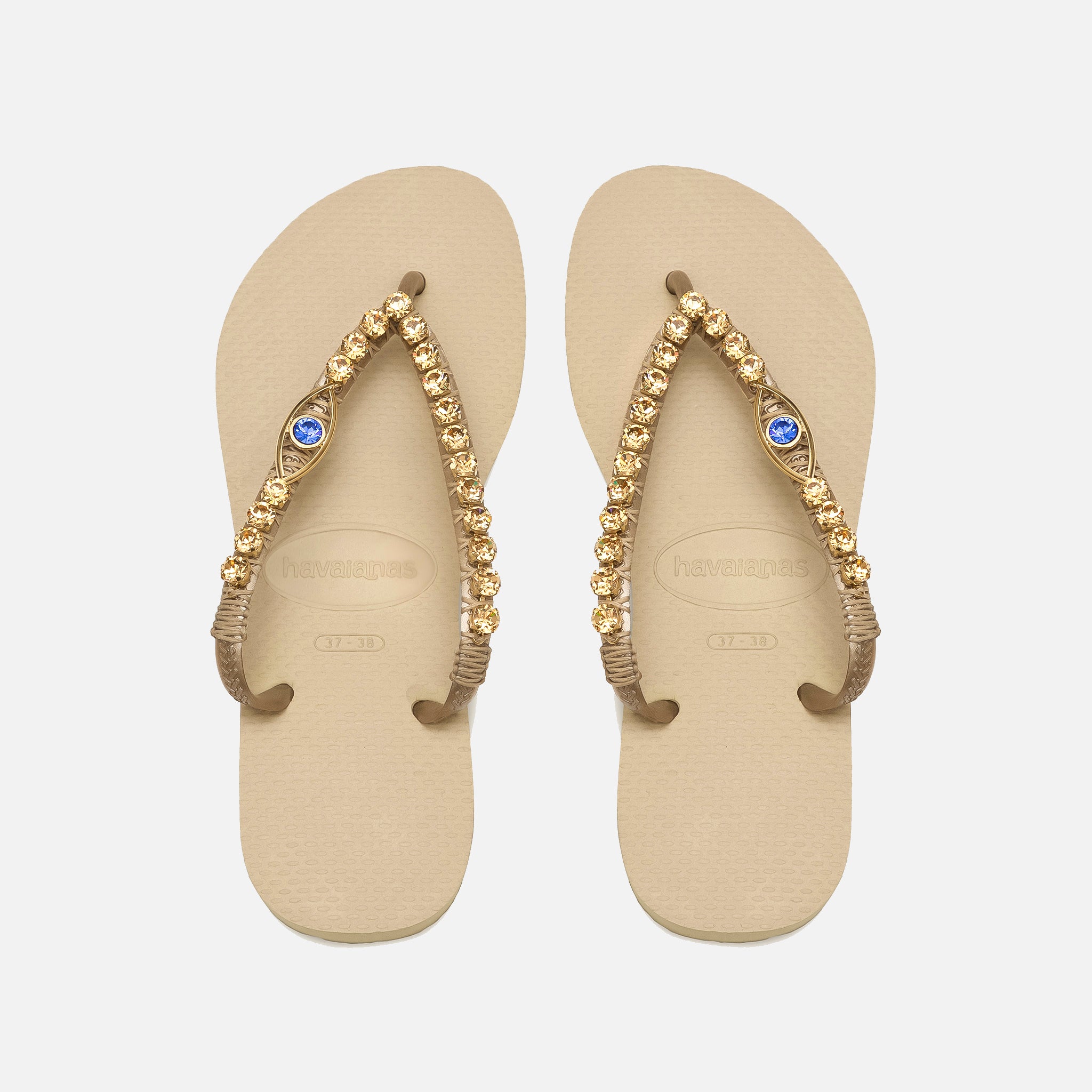 Mini Blue Eye Flip Flops