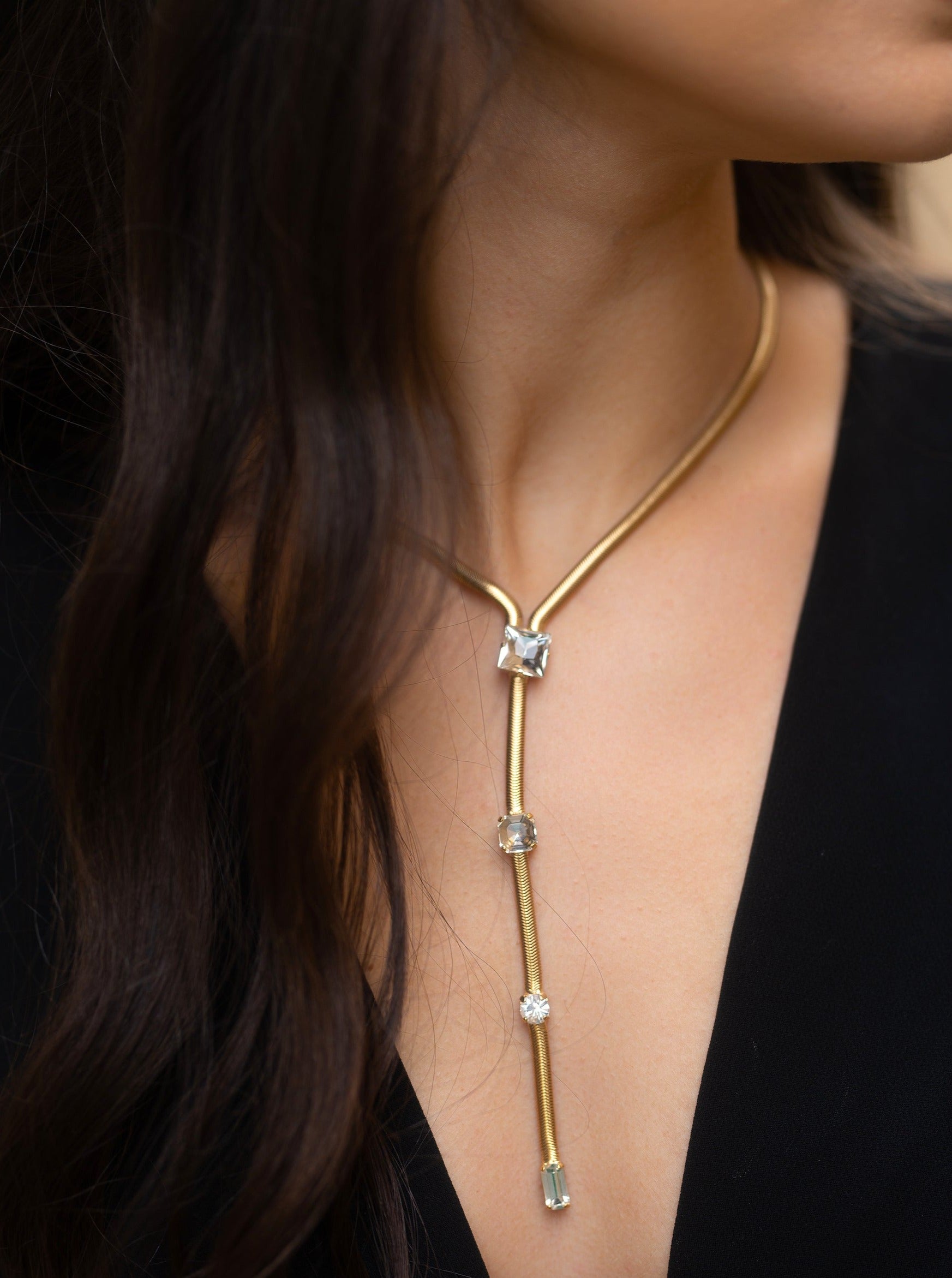 Square Drop Necklace