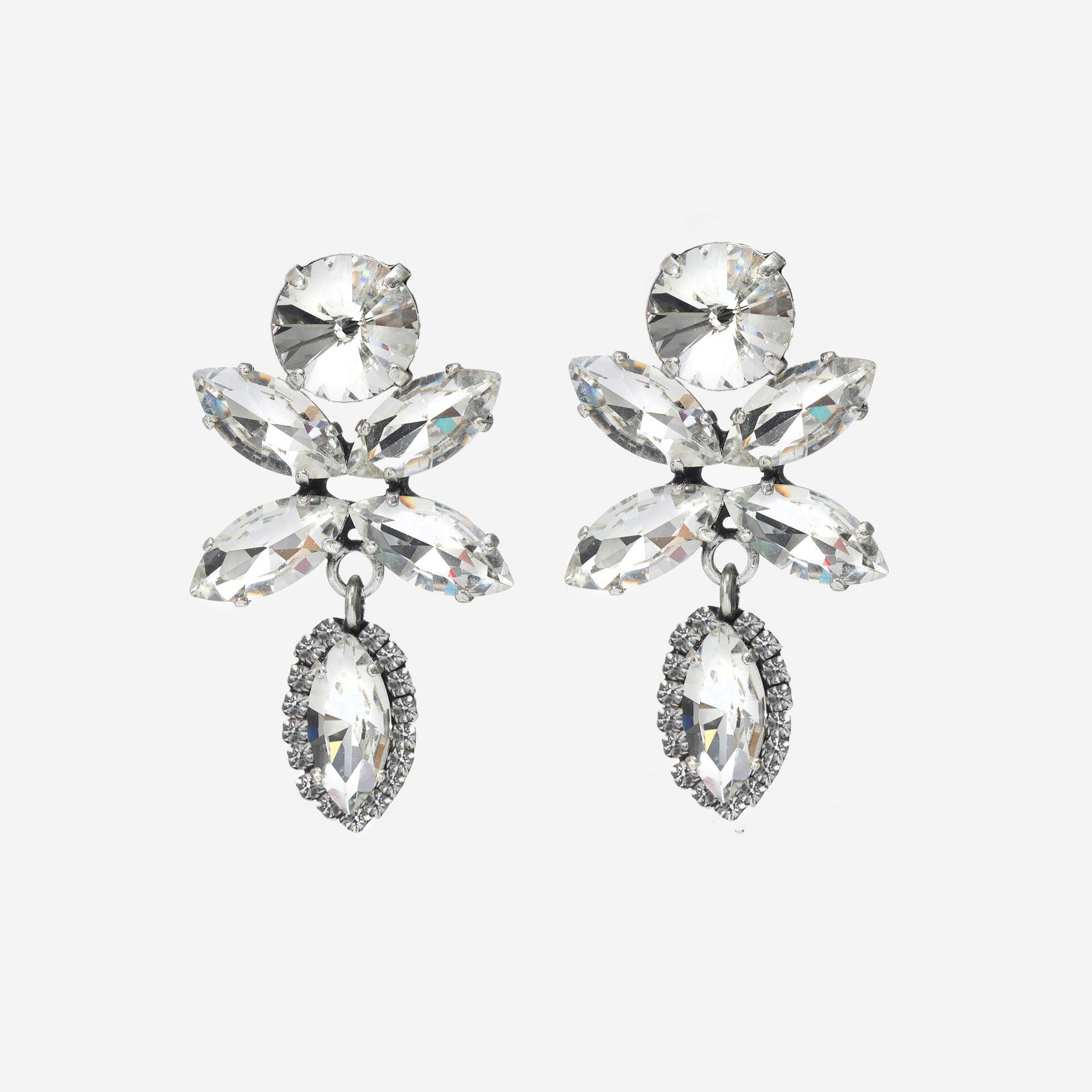 Moonflower sparkling drop Earrings