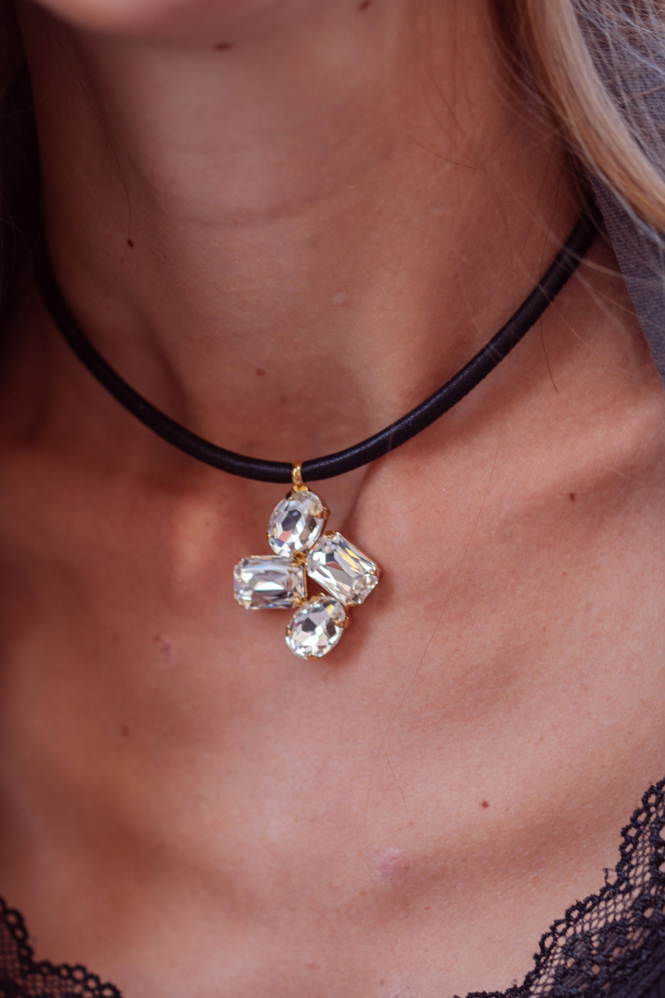 Four Stones Necklace