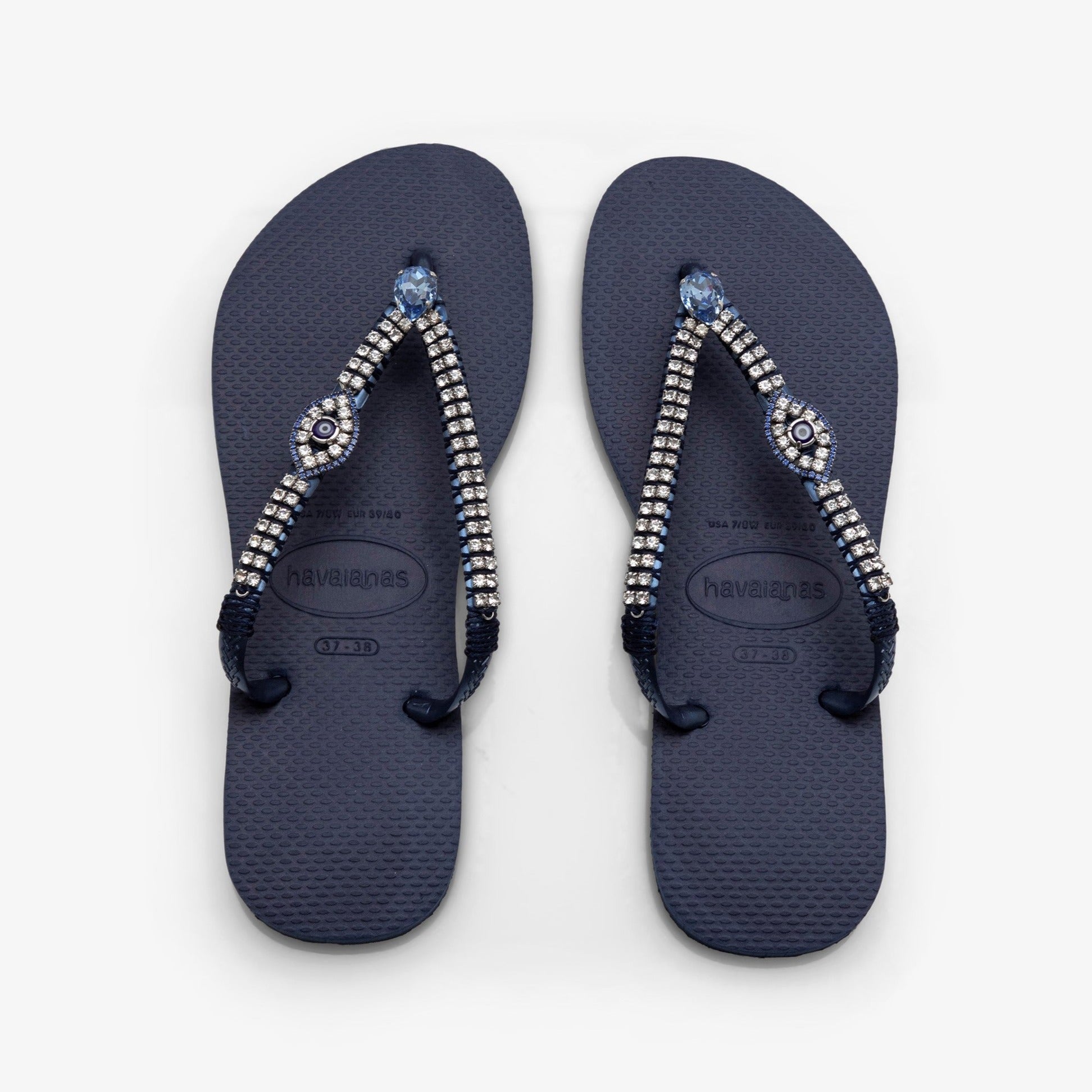 Evil Eye Flip Flops
