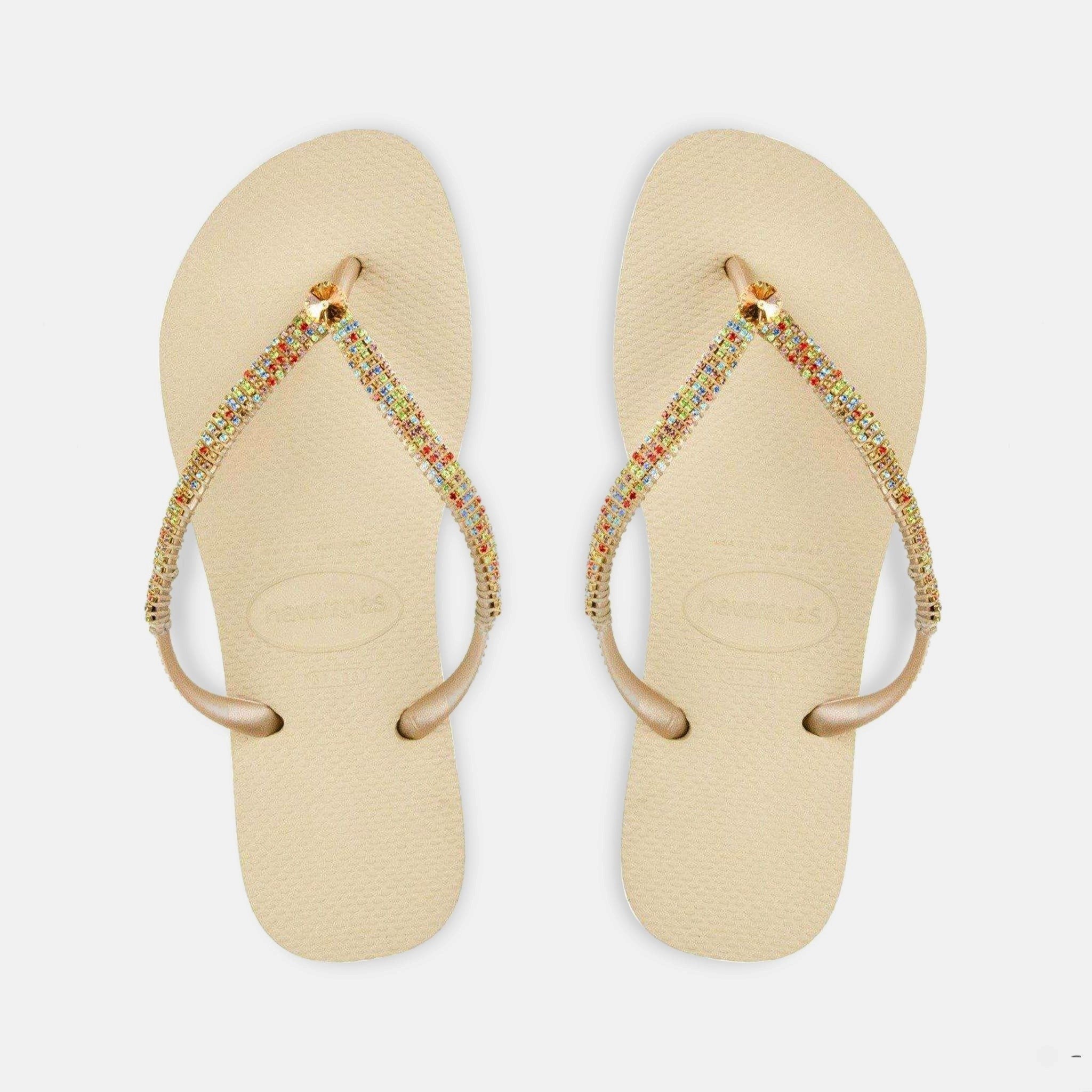 Sparkler Flip Flops
