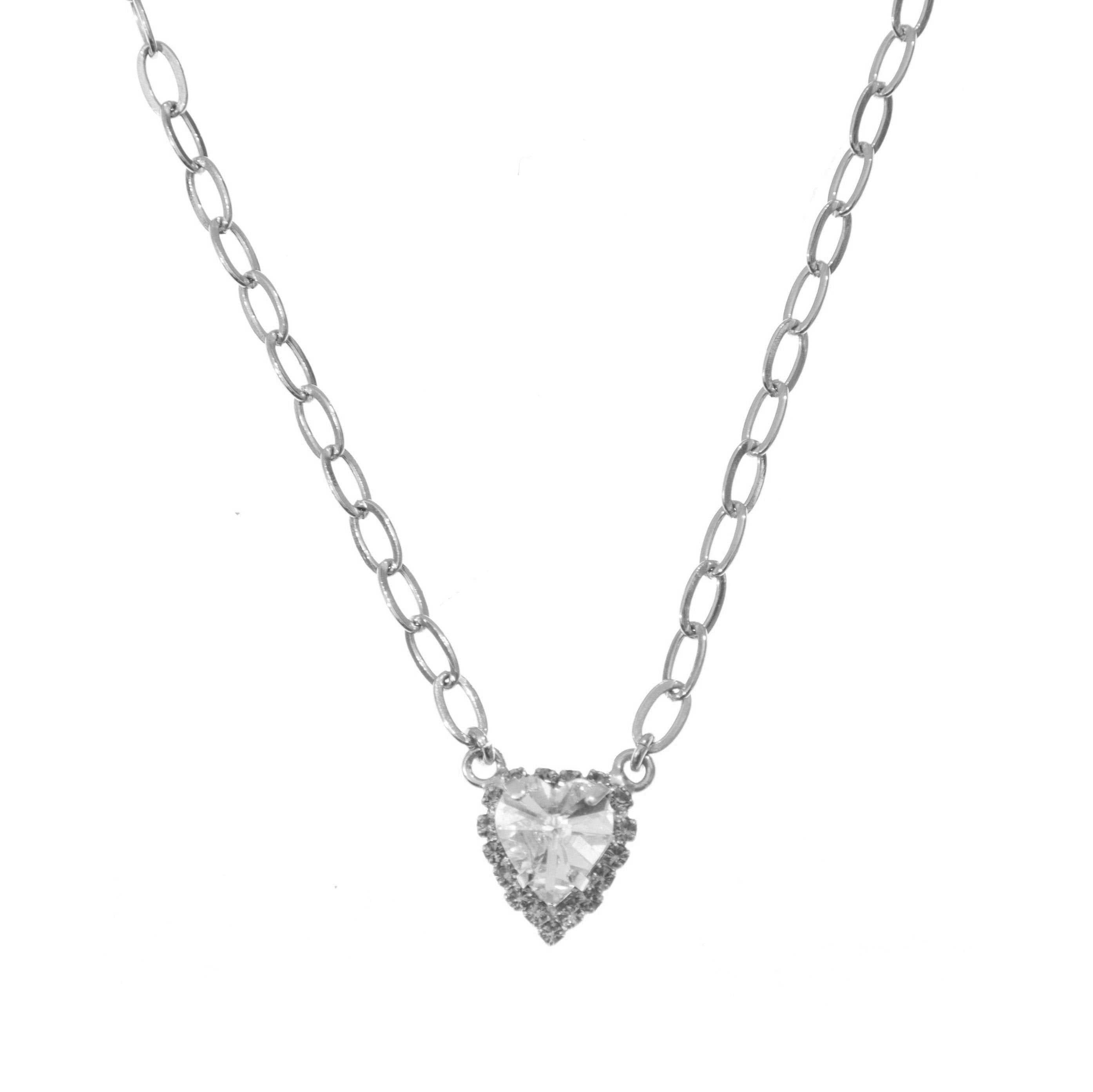 Crystal Heart Necklace