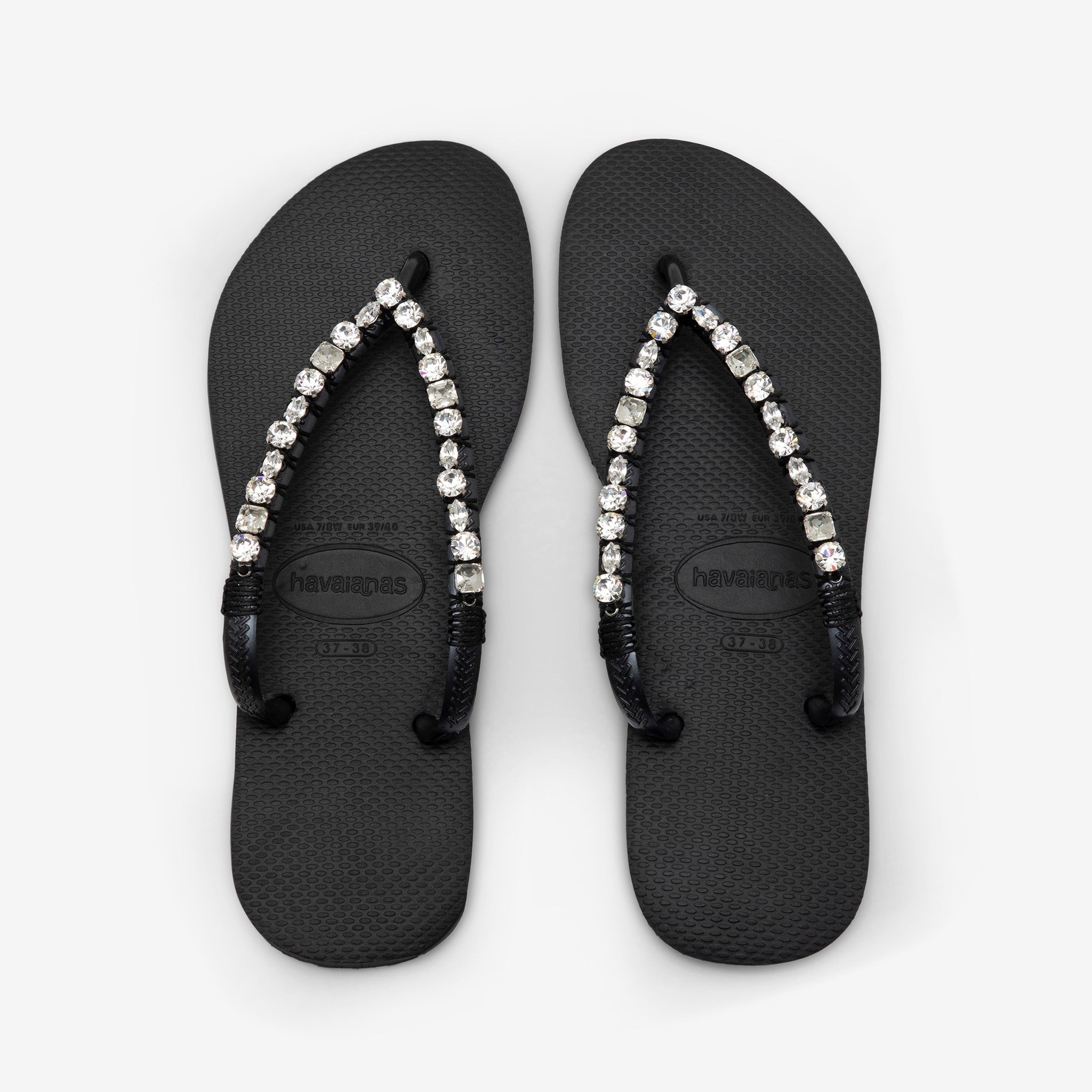 Crystal Flip Flops