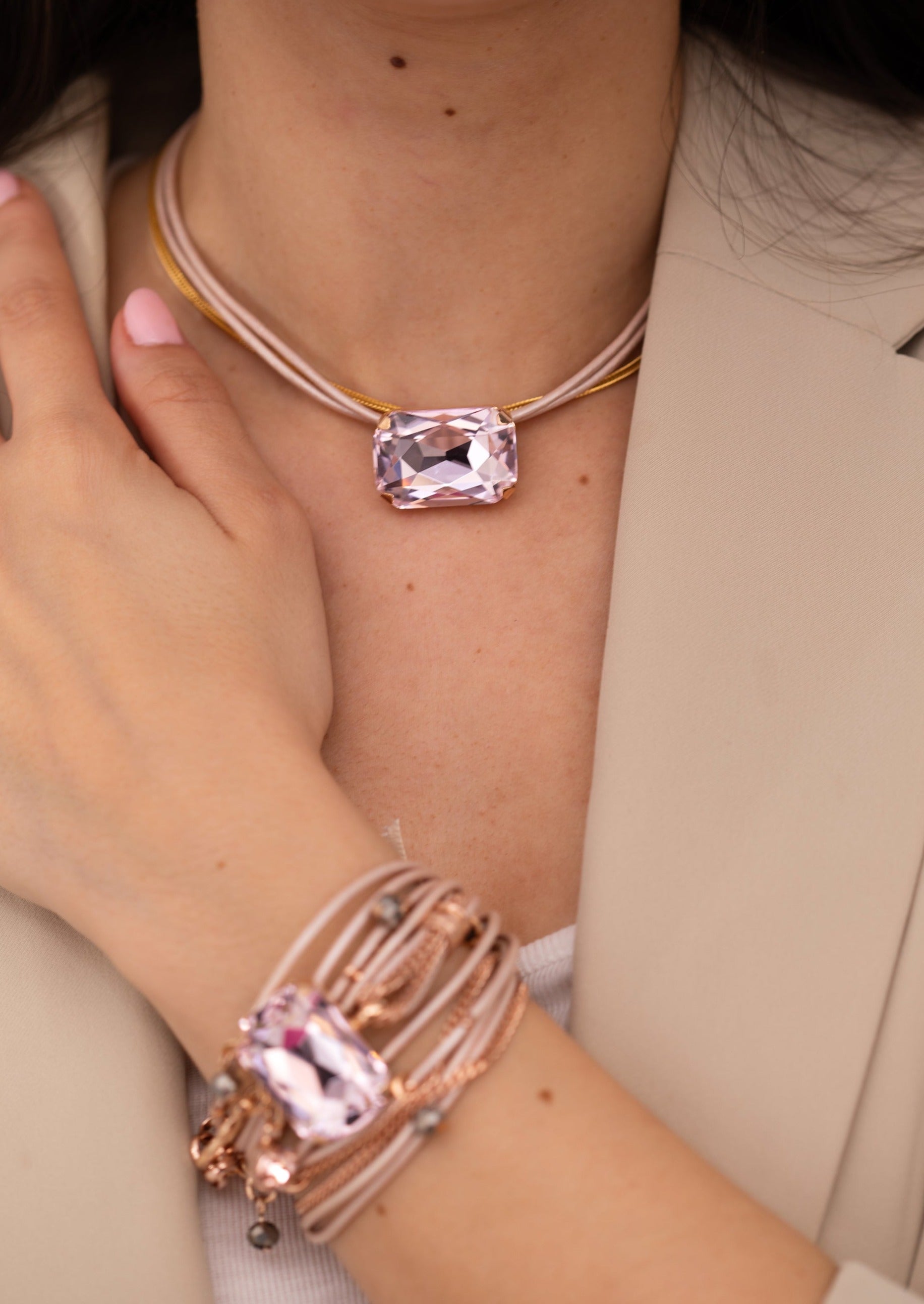 stunning Gem Choker Necklace