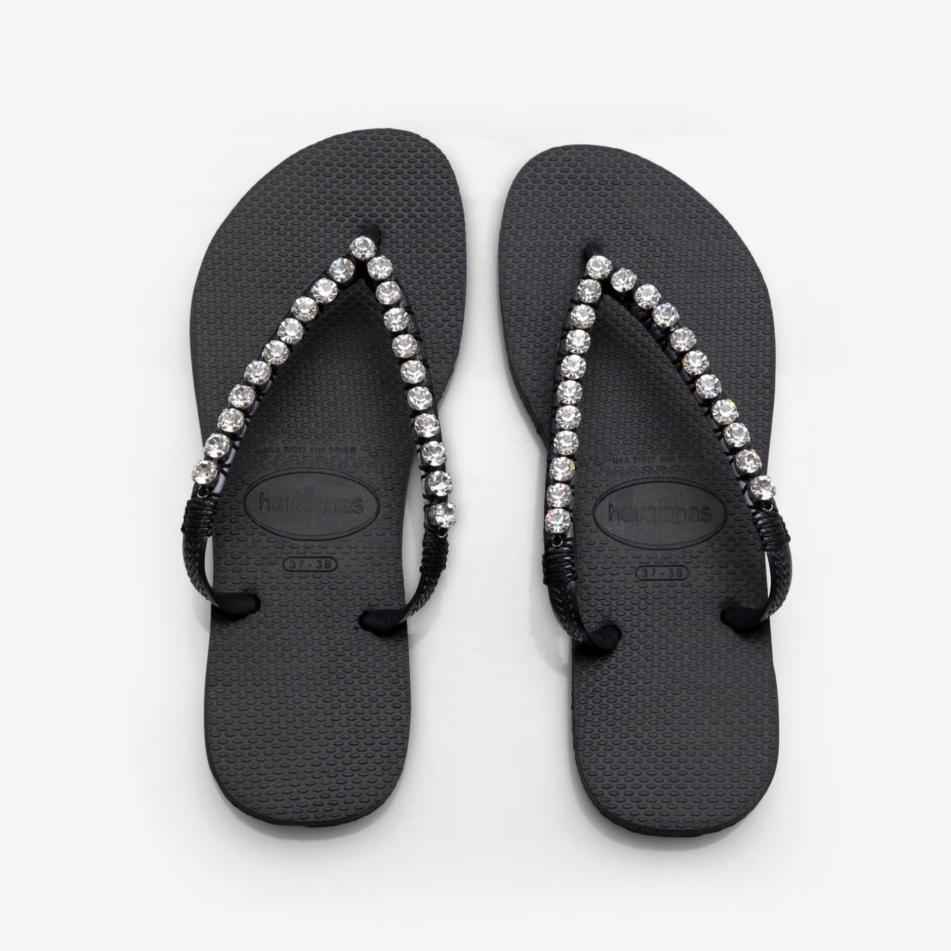 Crystal Flip Flops