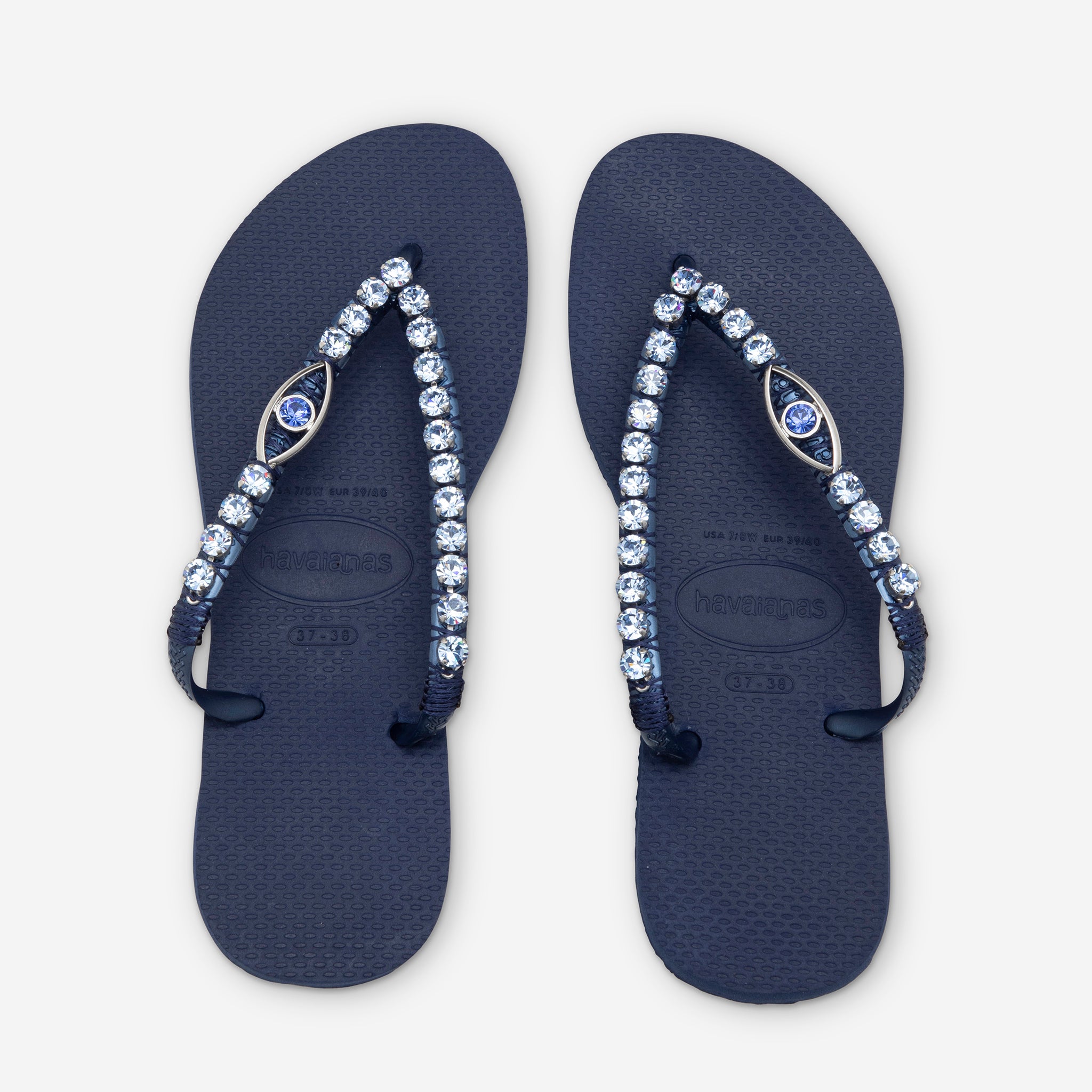 Crystal Flip Flops