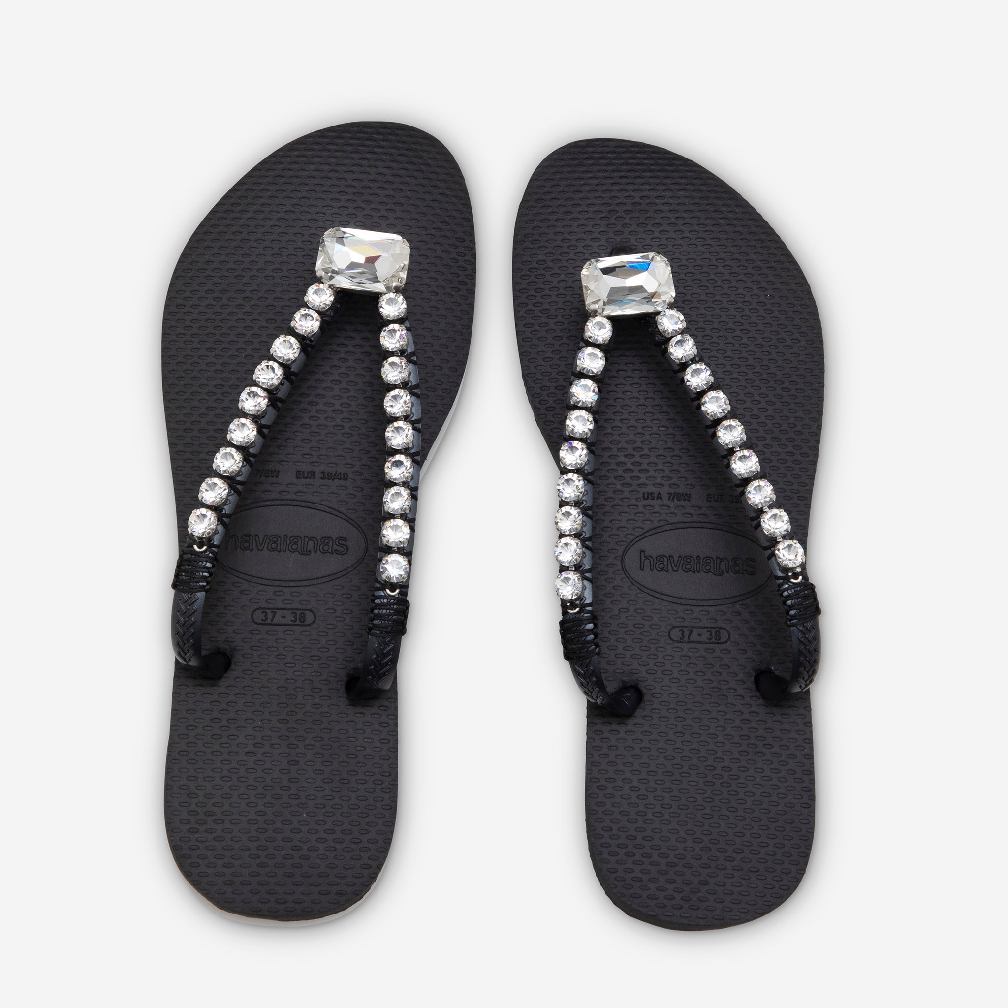 Crystal Flip Flops