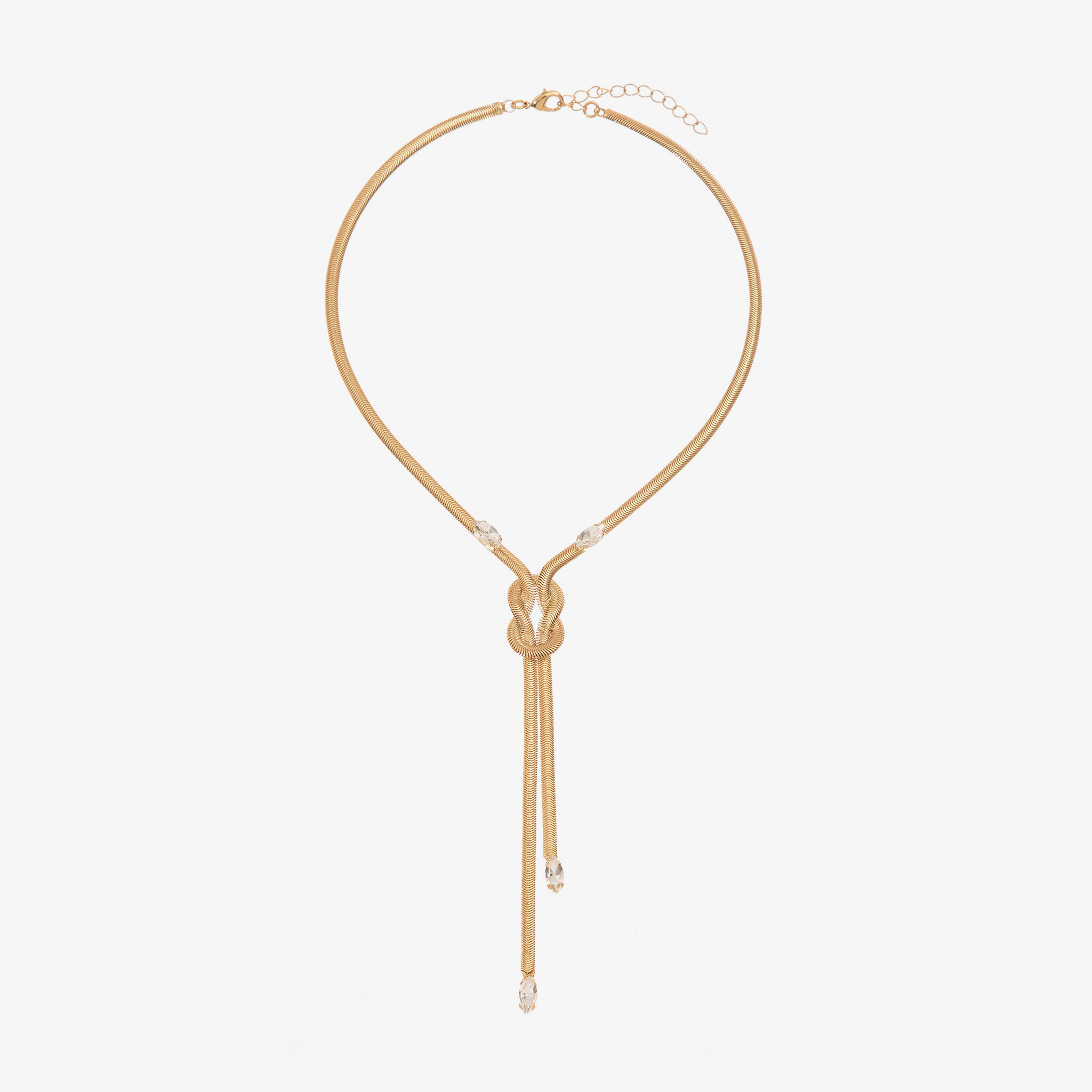 Tie The Knot Drop Necklace