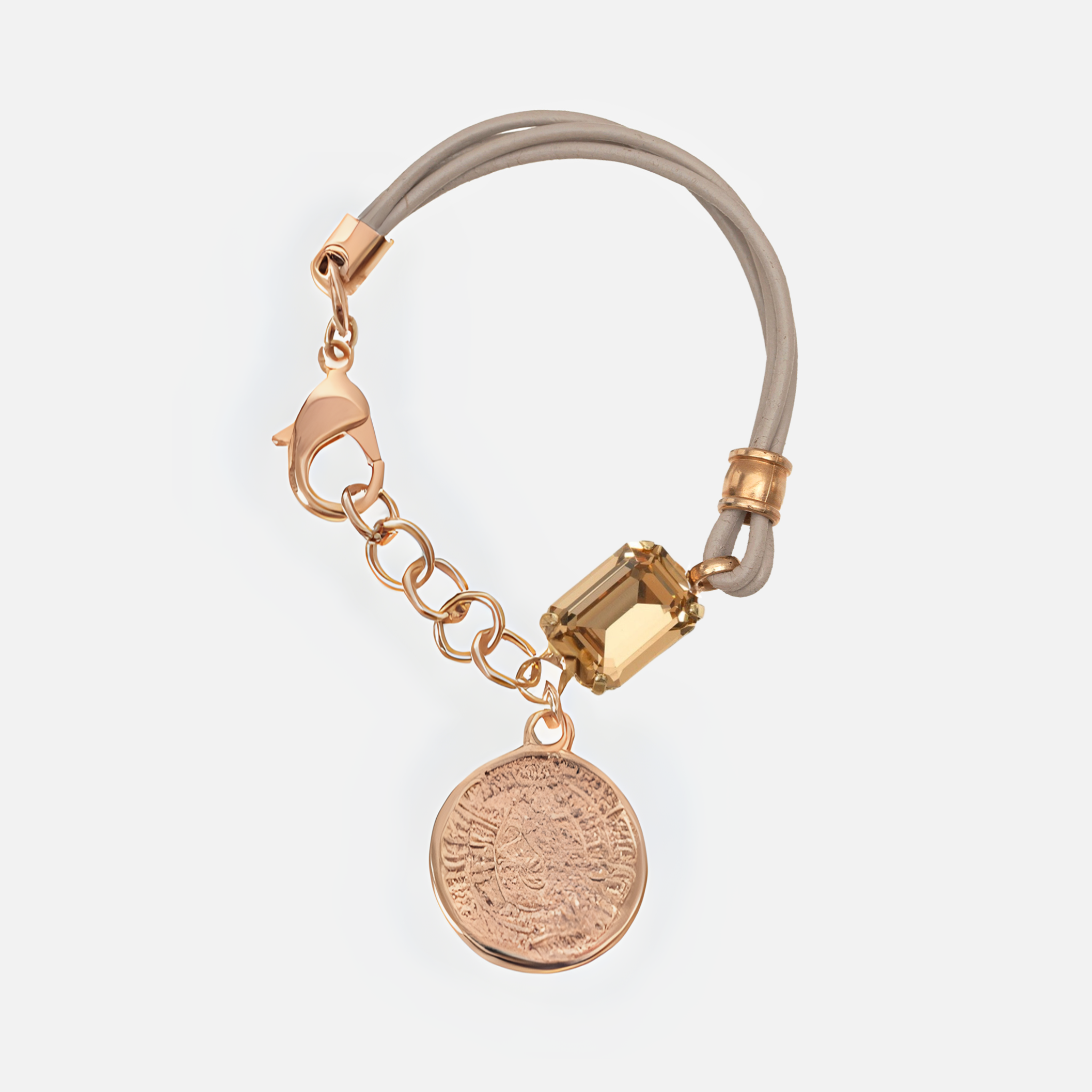 Medallion Charm Bracelet