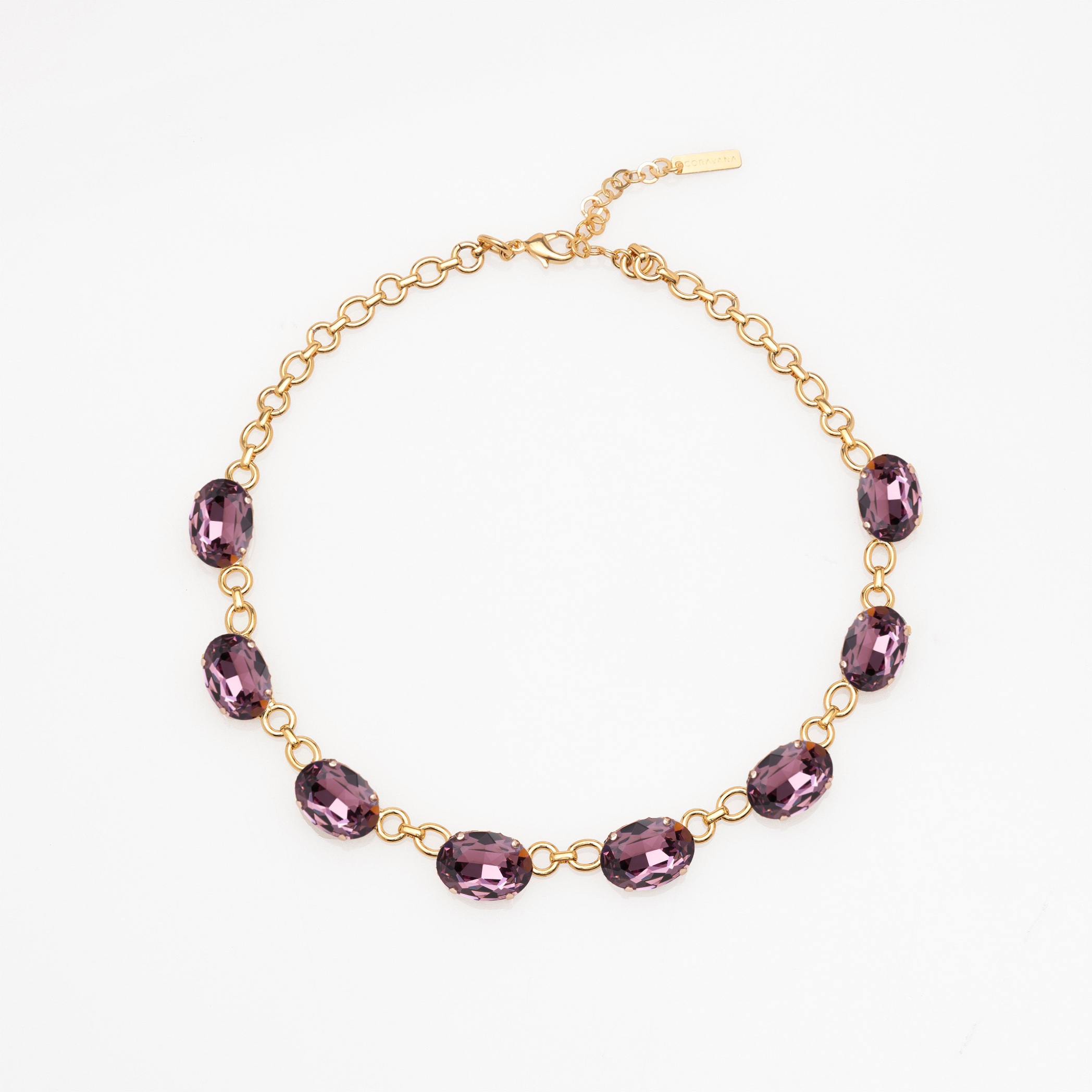 Celestine Multi-Crystal Necklace