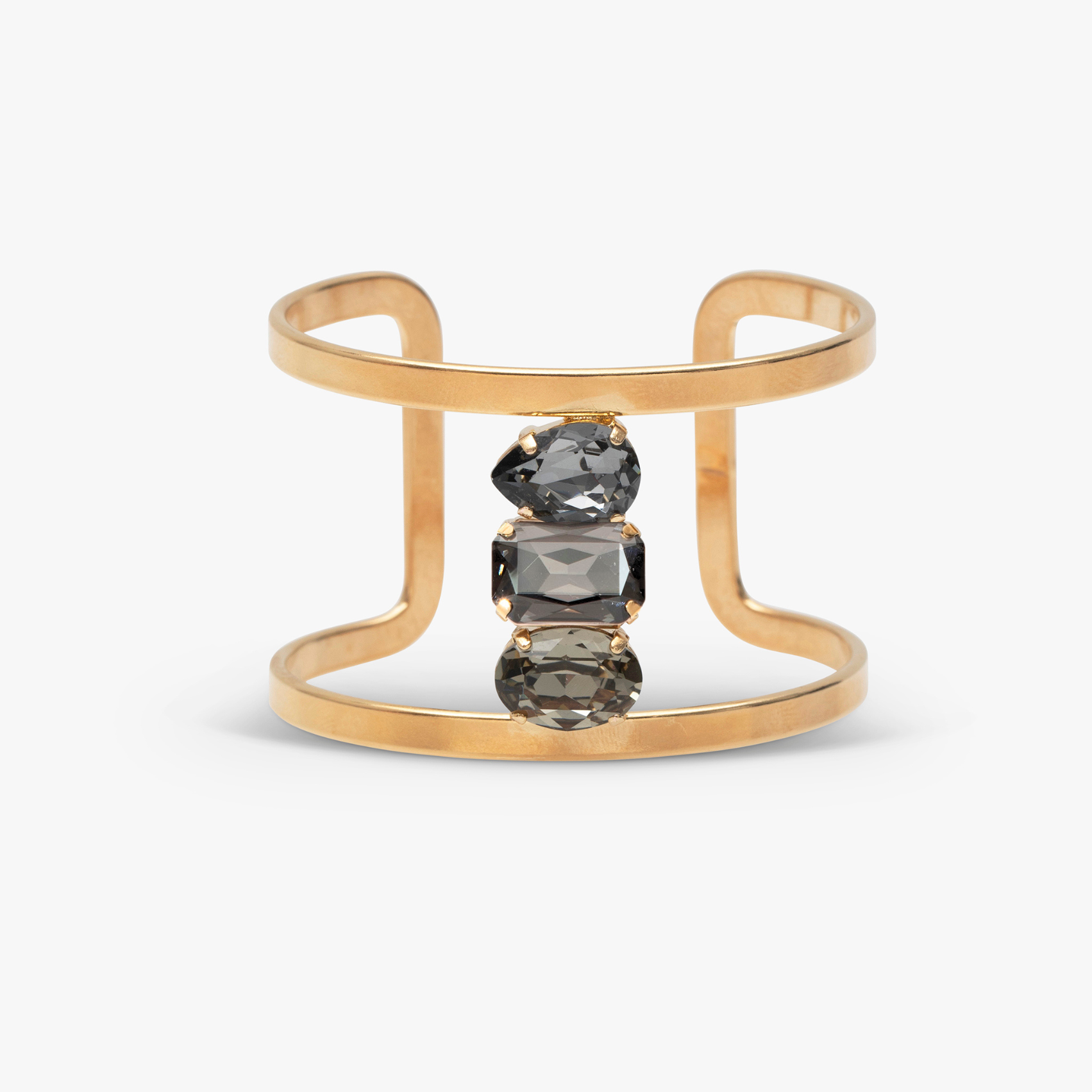 Golden Trio Cuff Bracelet