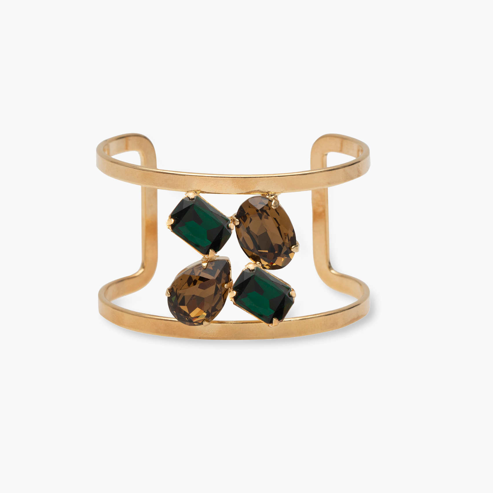 Oro Crystal Cuff Bracelet