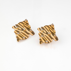 Square Cluster Earrings
