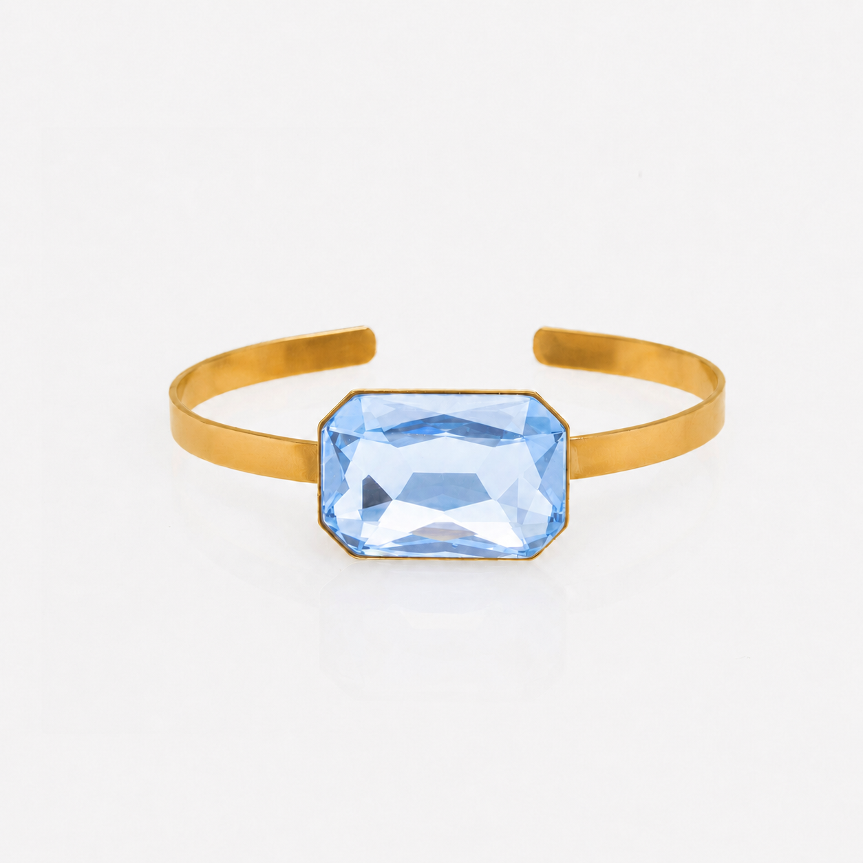 Azure Gem Cuff Bracelet