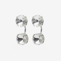 elegant  Double or Nothing Rivoli Earrings