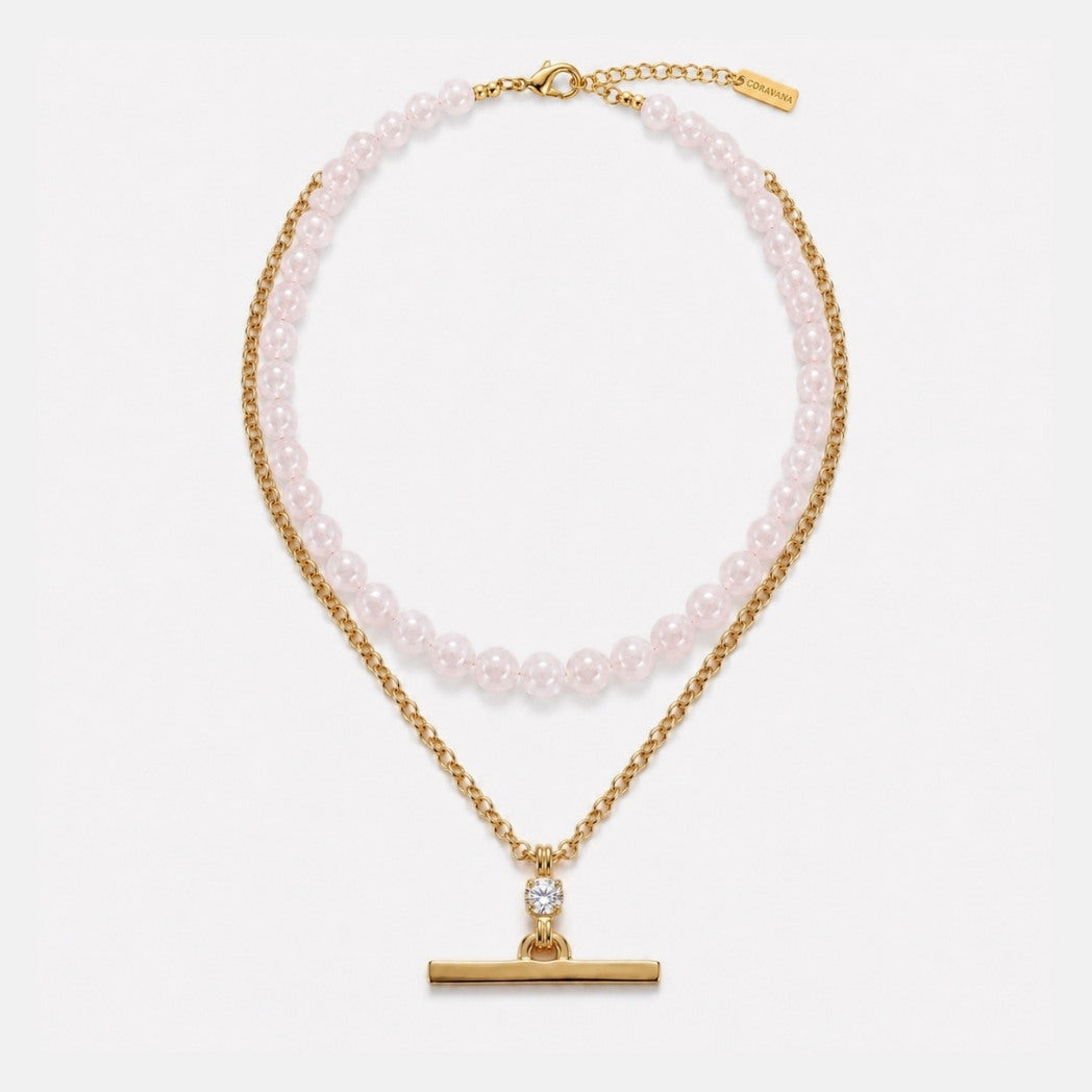 The Saint-Tropez T-Bar Necklace Set