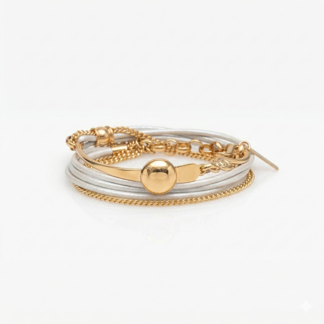 Sola Leather Wrap Bracelet