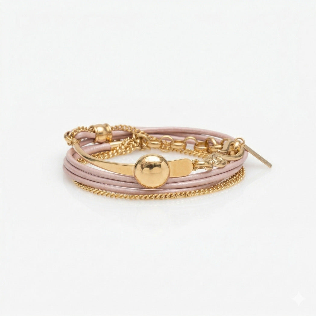 Sola Leather Wrap Bracelet