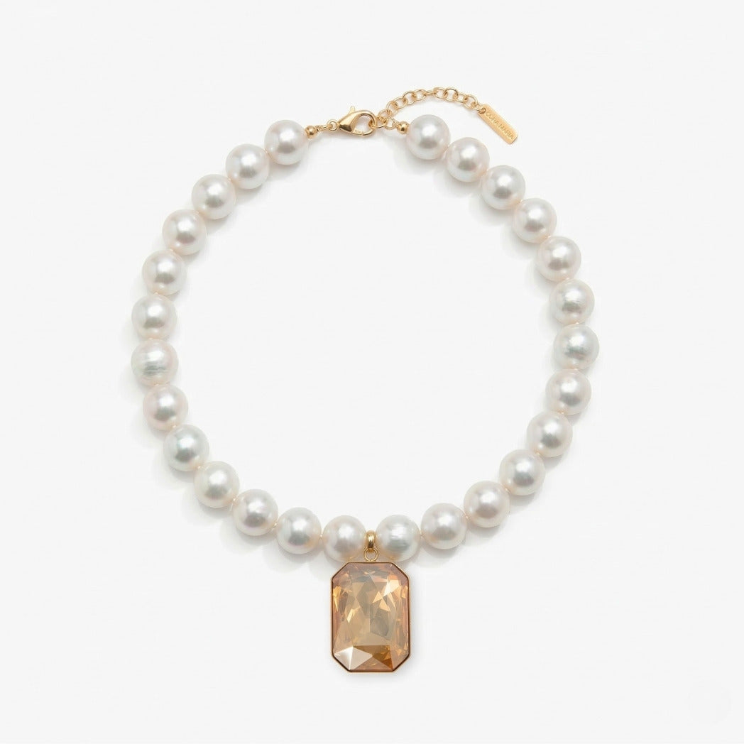 Cherry Blossom Pearl Necklace