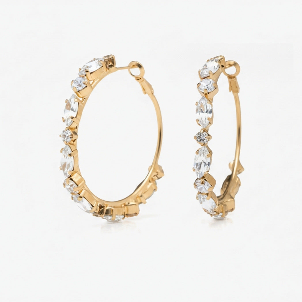 Aloura Hoop Earrings