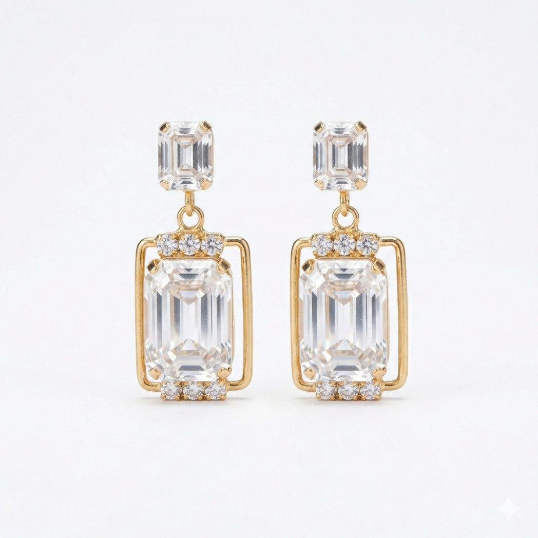 Spotlight Drop Earrings detail