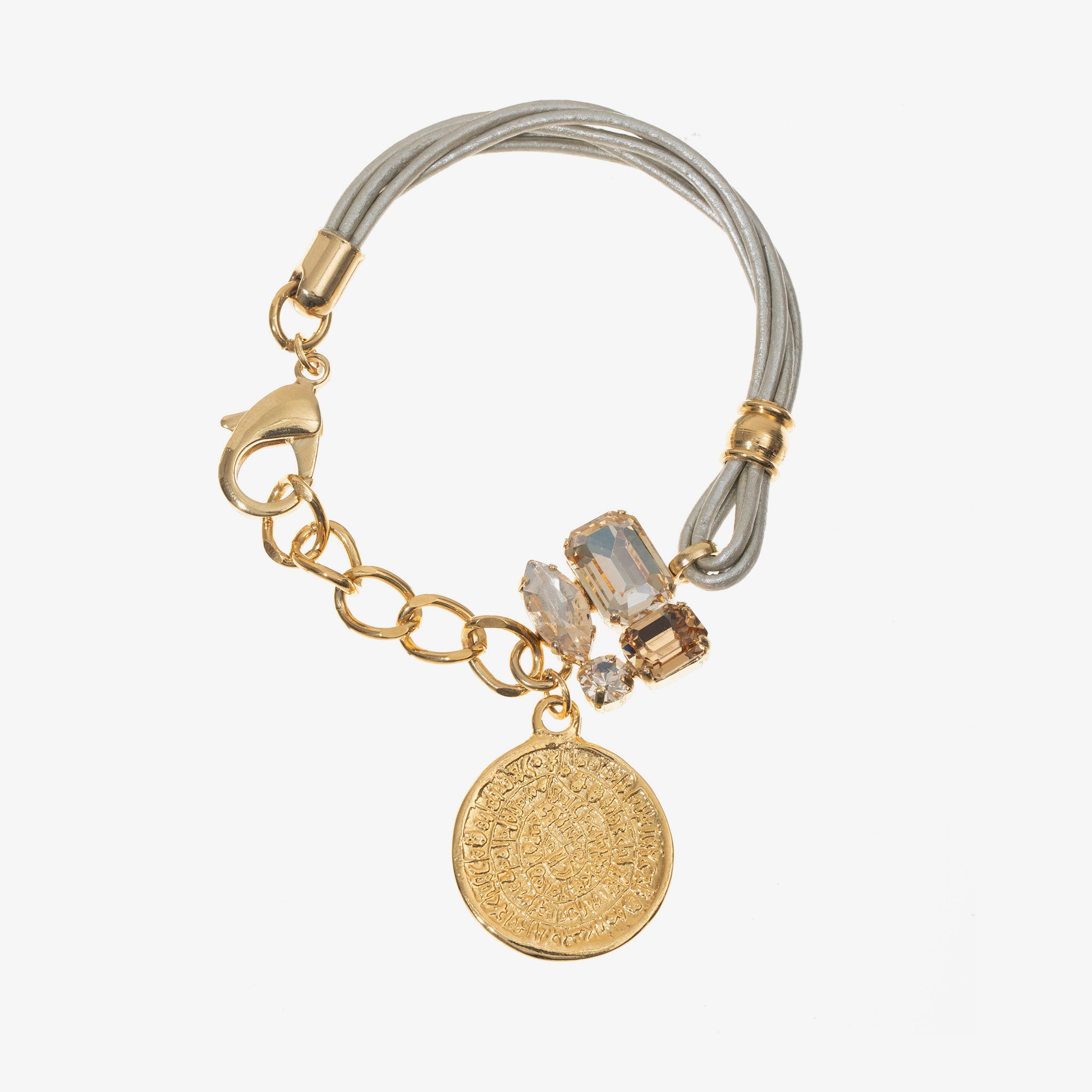 Medallion Charm Mix Bracelet
