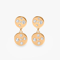 Solene Round Earrings