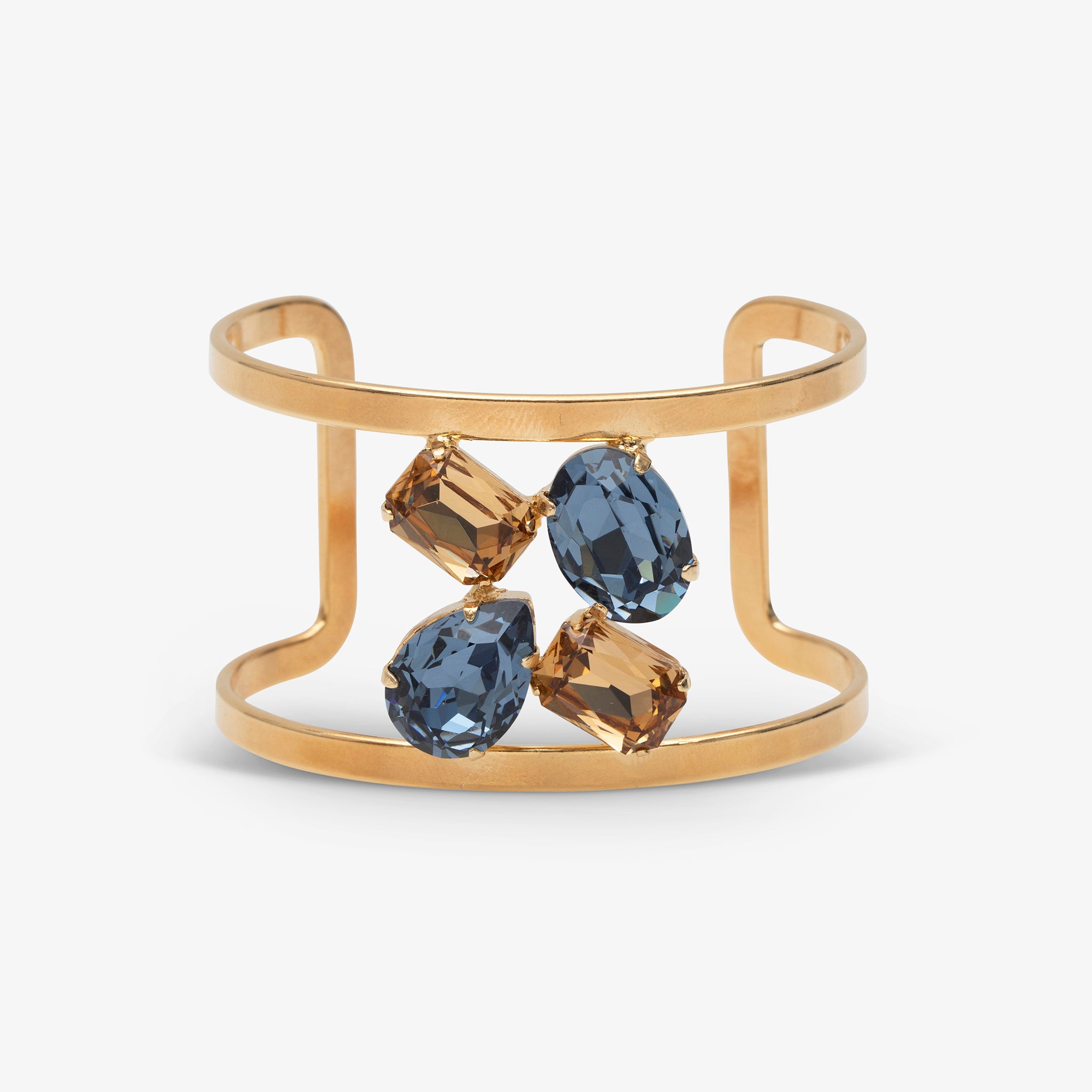 Oro Crystal Cuff Bracelet