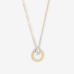 Heart on The Line Necklace