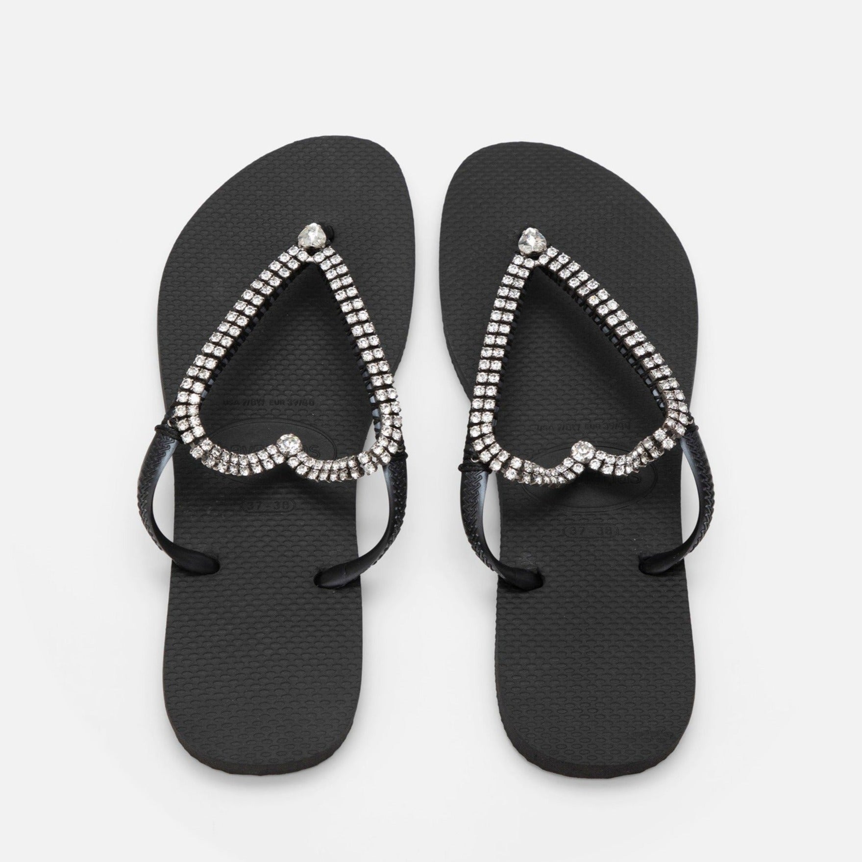 Crystal Flip Flops