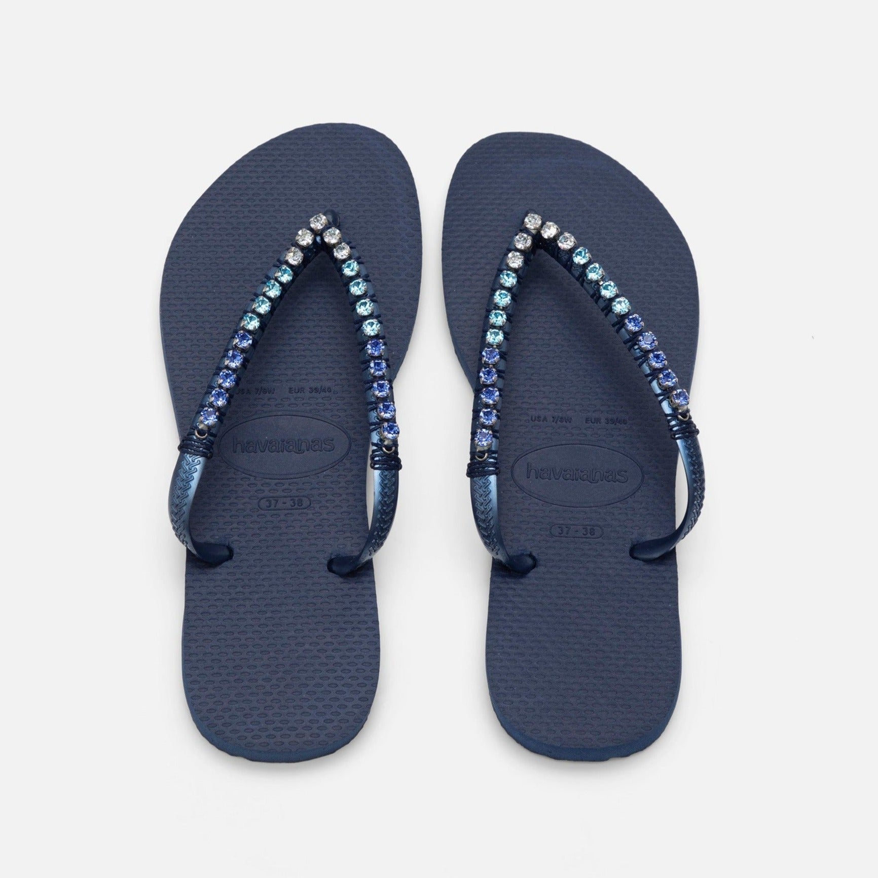 Crystal Flip Flops