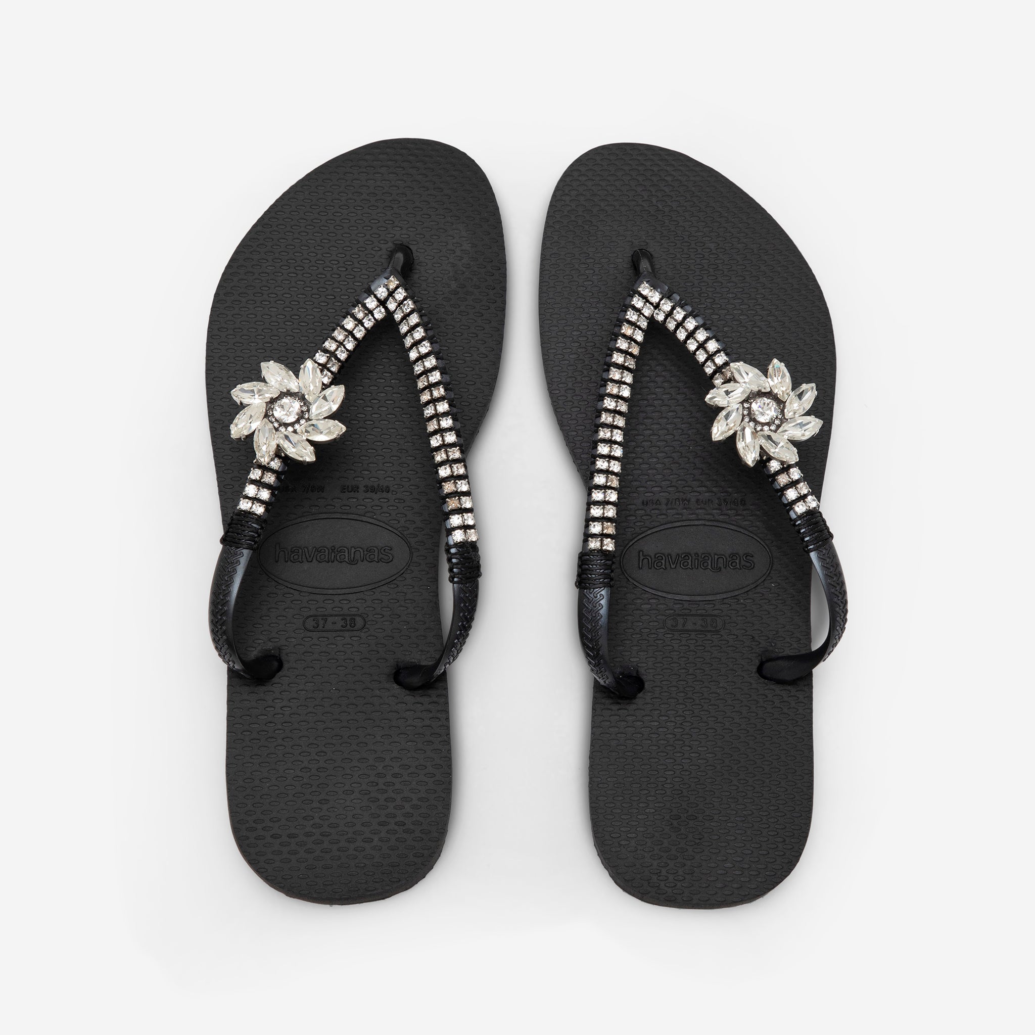 Crystal Flip Flops