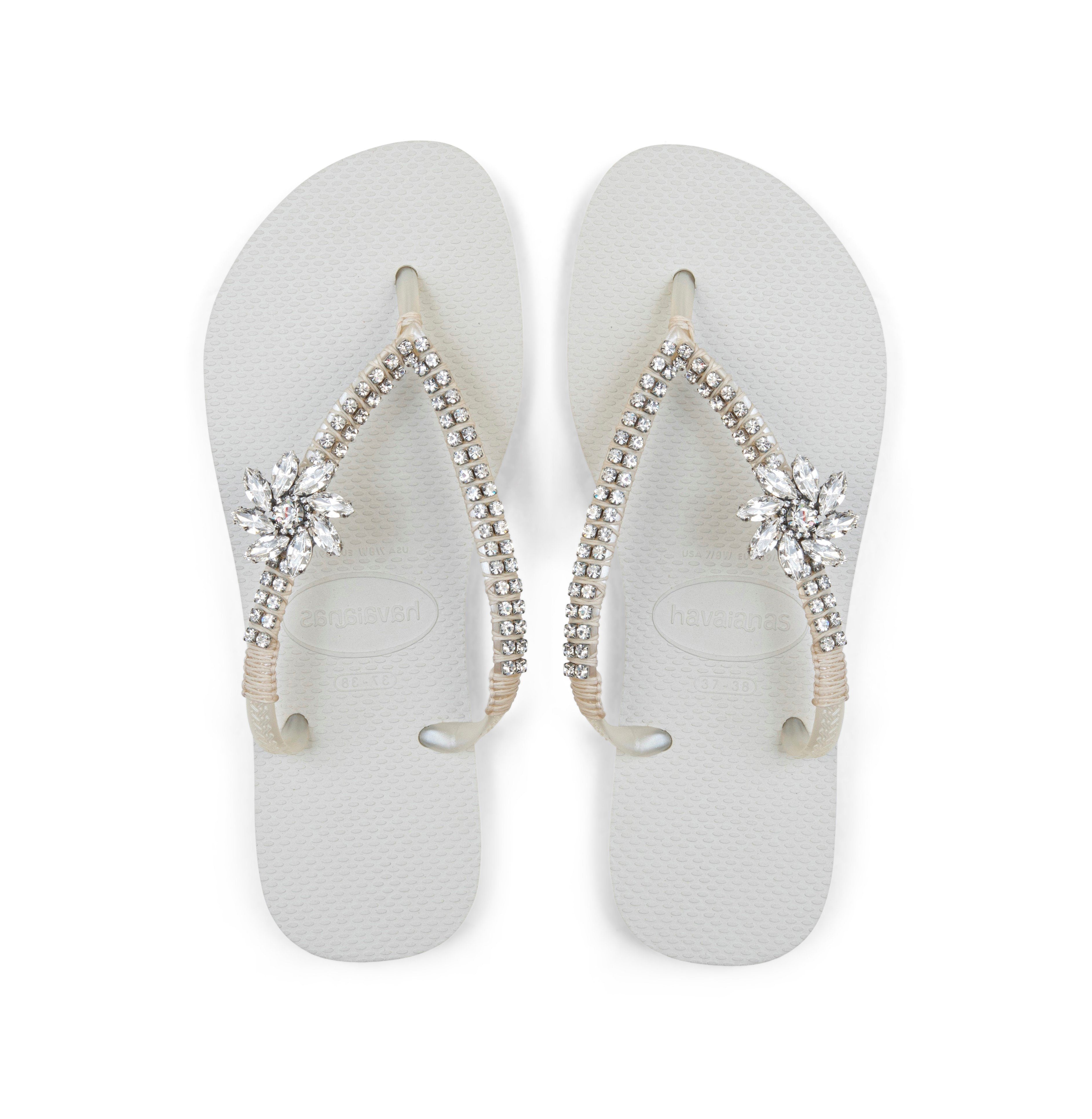 Crystal Flip Flops