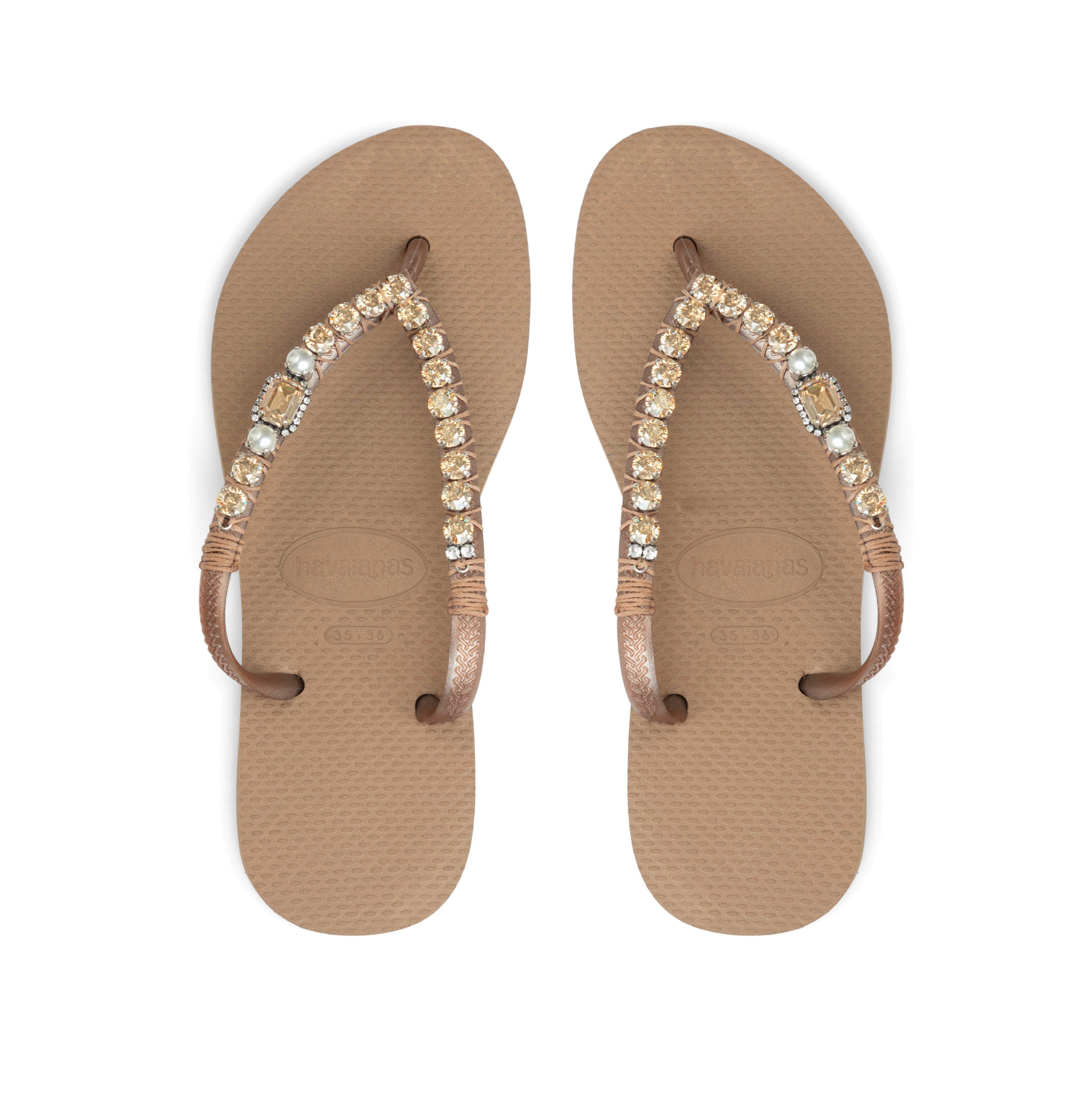 Crystal Flip Flops