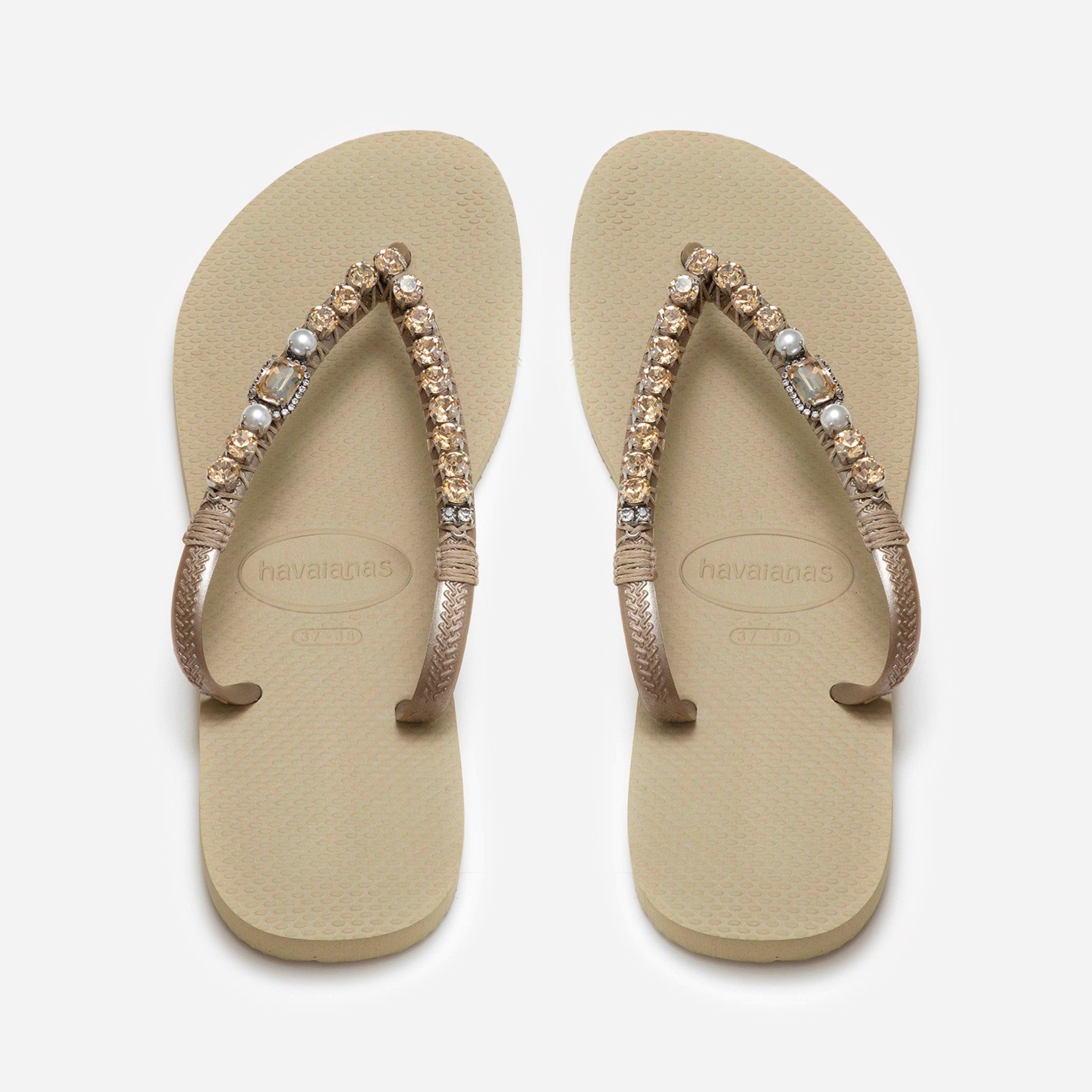 Crystal Flip Flops