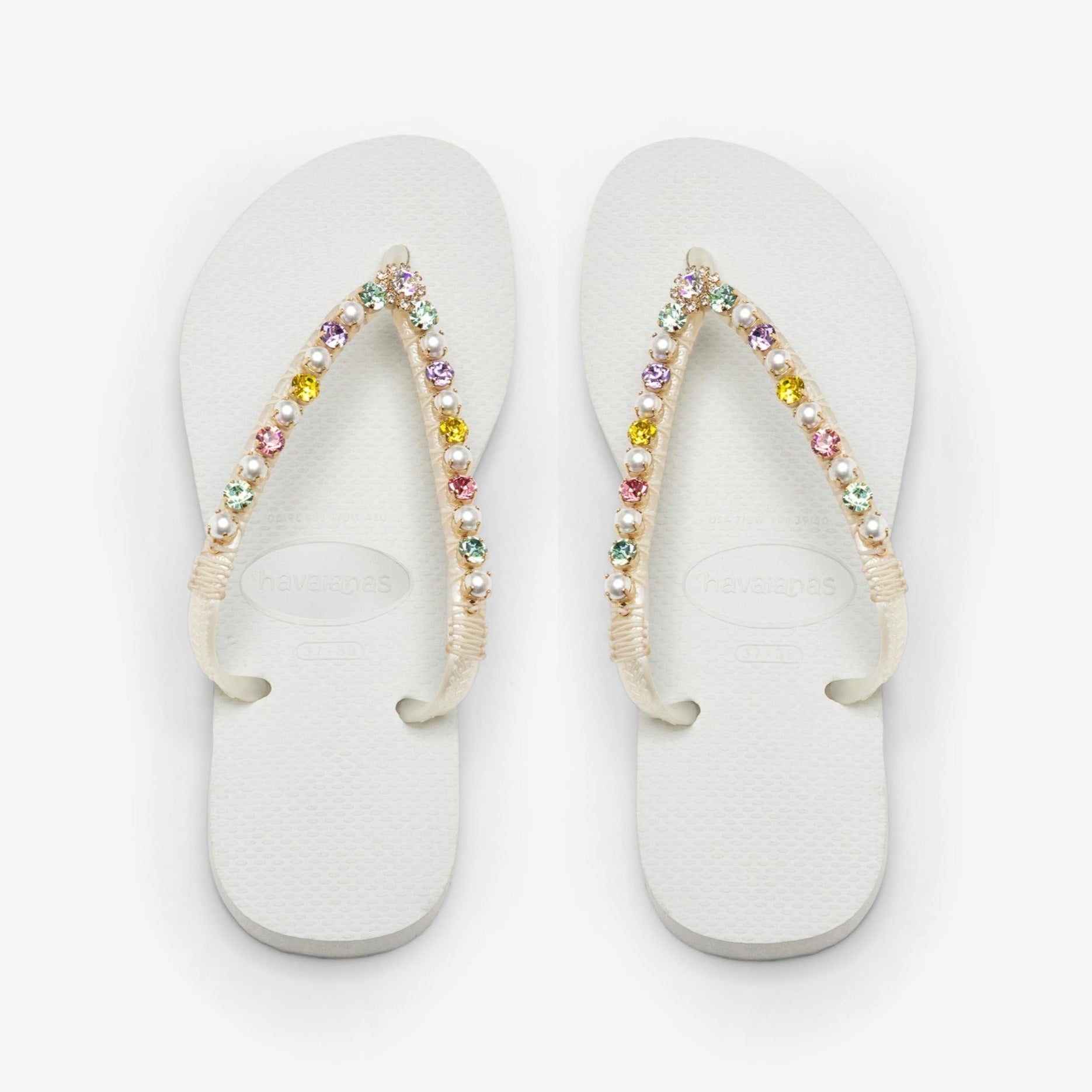 Crystal Flip Flops